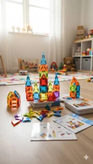 مینی تایلز مگنتی با جعبه فلزی