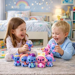 اسکوییشی معطر با بوی بیسکوییت  طرح استیچ و انجل