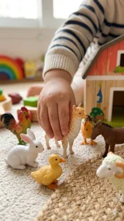 ست فیگور حیوانات اهلی و مزرعه