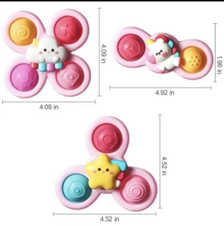 اسپینر پاپت دار و جغجغه دار طرح پونی